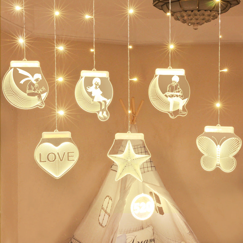 3D romantic decorative lights