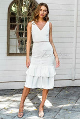 Izzy Dress - White