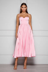 Milan Dress - Candy Pink