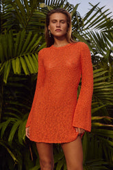 Juniper Mini Dress - Rust