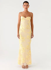 That Girl Maxi Dress - Lemon