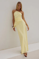 Halzie Maxi Skirt - Lemon