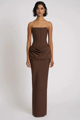 Hilda Gown - Chocolate