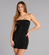Polished Heat Rhinestone Tube Dress