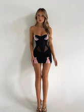 Meredith Strapless Mini Dress Black