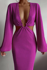Freya Midi Dress - Orchid