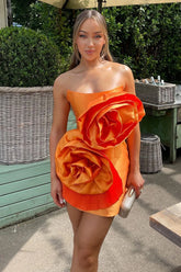 Hayman Dress - Orange