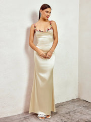 Livette - Satin Gown Maxi Dress