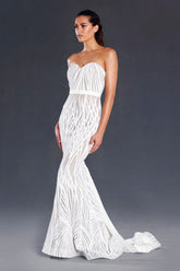 Jadore JX039 Gown - White