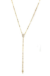 Cross Necklace - 18k Gold Plated