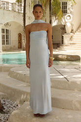 Elsa Maxi Dress - Ice blue