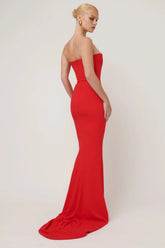 Jackie O Gown - Cherry Red