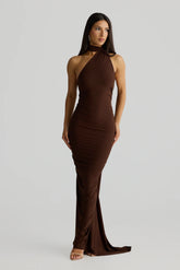 Constantina Gown - Espresso Brown