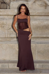 Celyse Maxi Dress - Chocolate