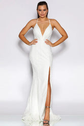 Jadore JX2006 Gown - Ivory