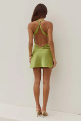 Chara Mini Dress - Olive