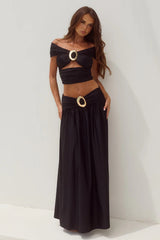 Nivali Maxi Skirt - Black
