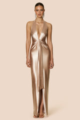 Nookie Mirabella Plunge Gown - Champagne