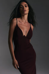 Nookie Elle Gown - Wine