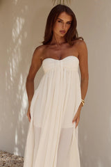 Jaiyah Maxi Dress - Pearl