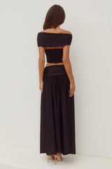 Nivali Maxi Skirt - Black