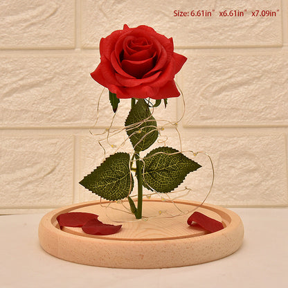 Glass Cover Rose LED Light