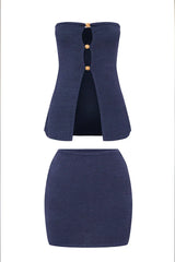 Nellie Mini Skirt - Midnight