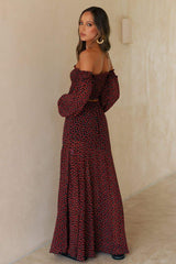 Hartley Maxi Skirt - Black Floral