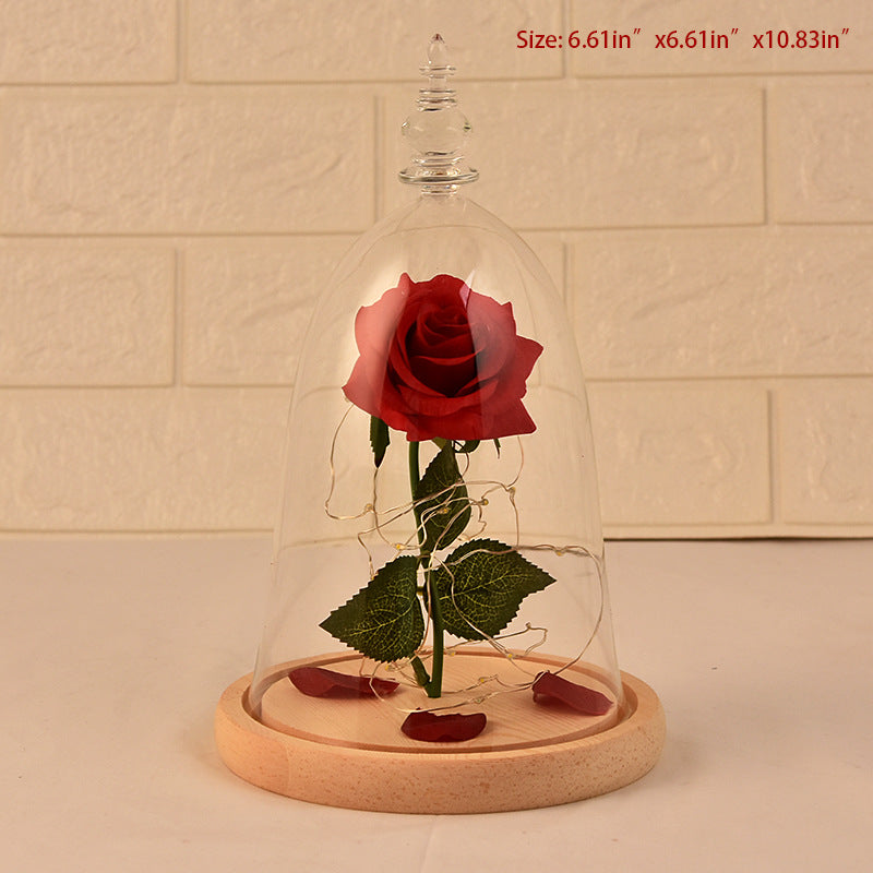 Glass Cover Rose LED Light