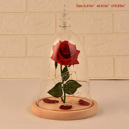 Glass Cover Rose LED Light