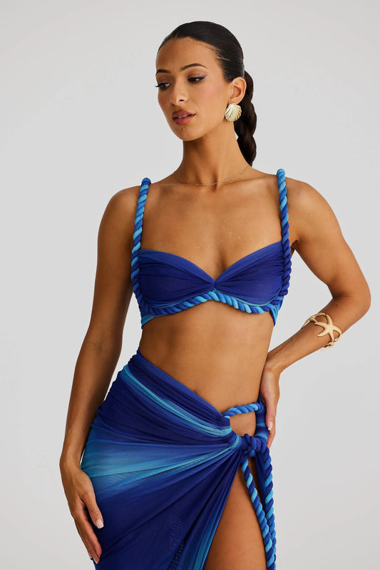 Ahria Top - Blue Ombre