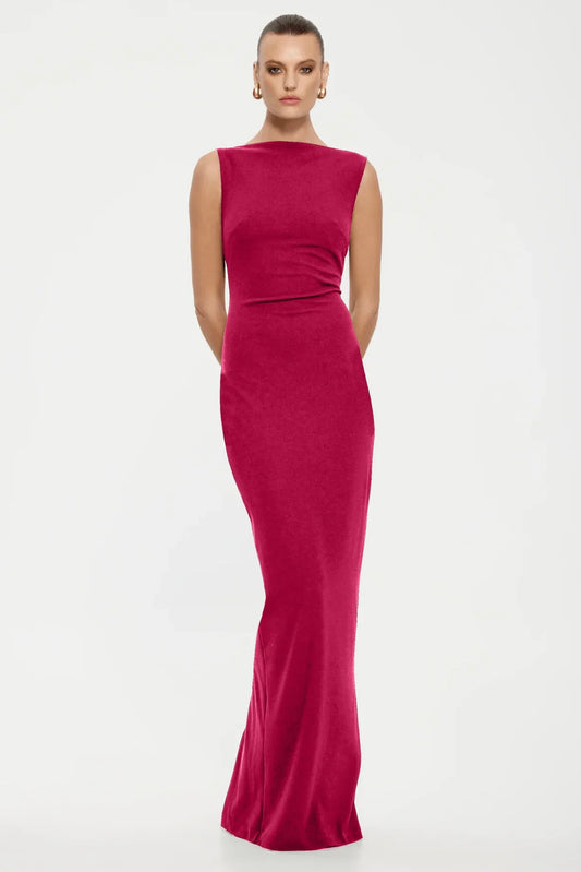 Verona Gown - Raspberry