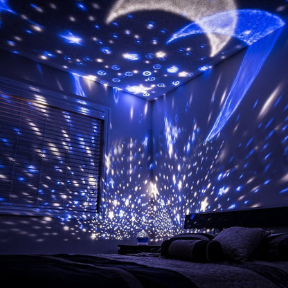 123😀Halloween LED Light Up Toys Projector Moon Novelty Toys Glow In The Dark Toys Decorative Children Room For Kids Sleeping Gift