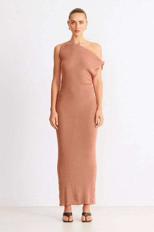 Calina Maxi Dress - Clay