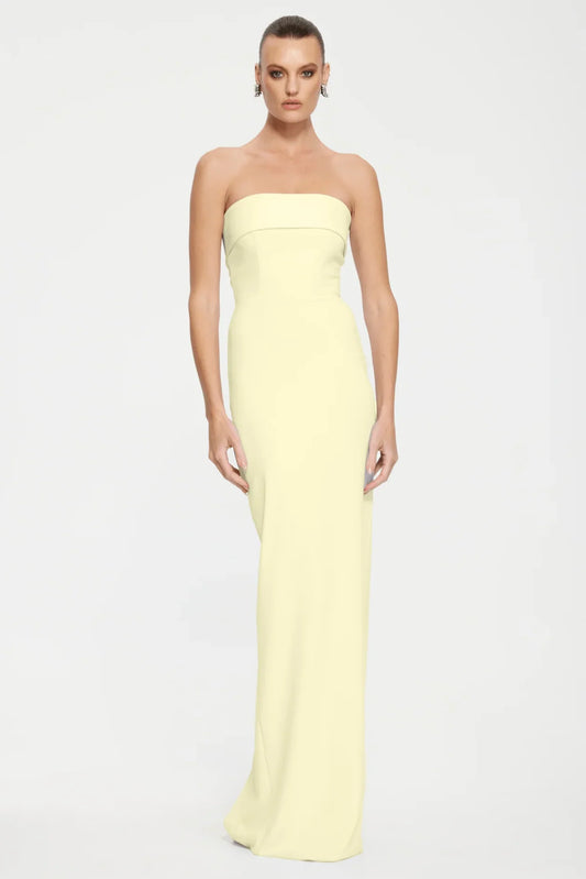 Monroe Gown - Lemon