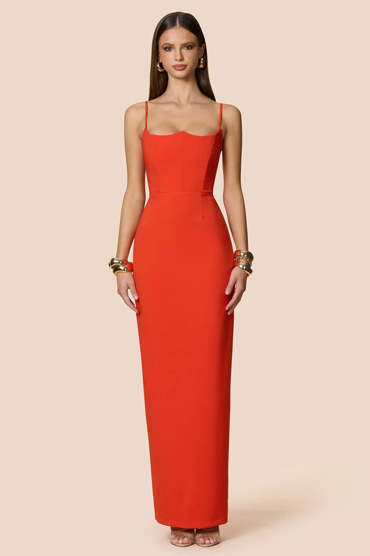 Nookie Aaliyah Maxi Dress - Tangerine