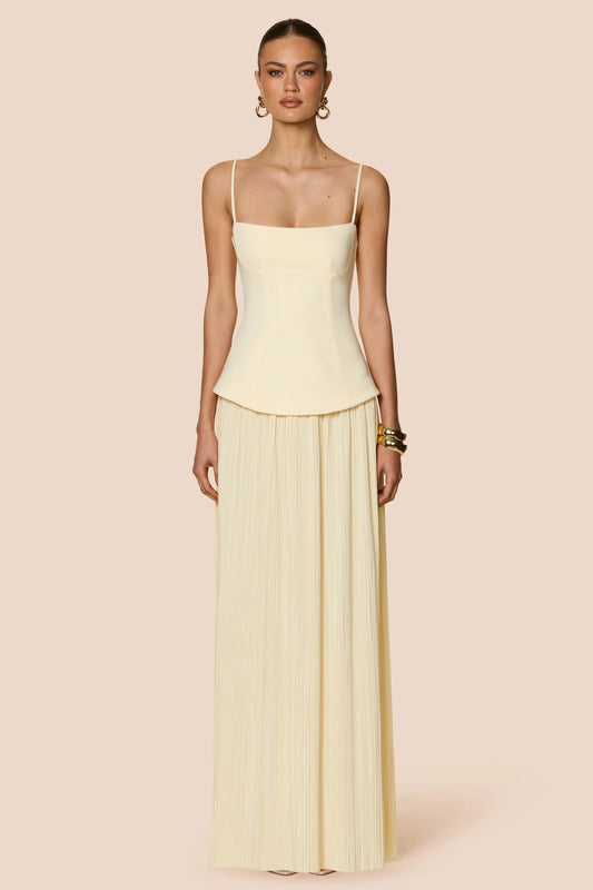 Nookie Darling Maxi Dress - Lemon