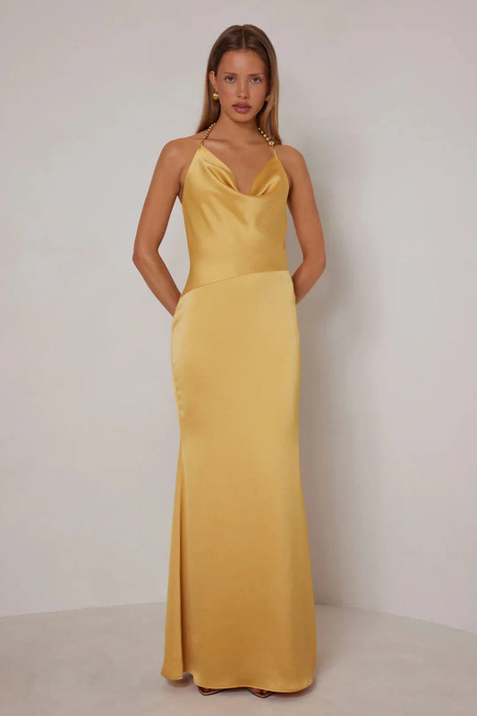 Izabella Dress - Amber