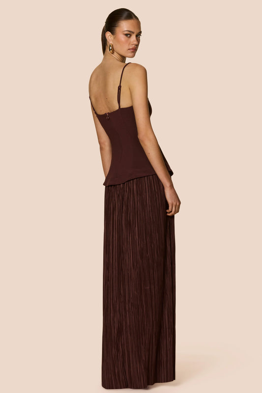 Nookie Darling Maxi Dress - Chocolate