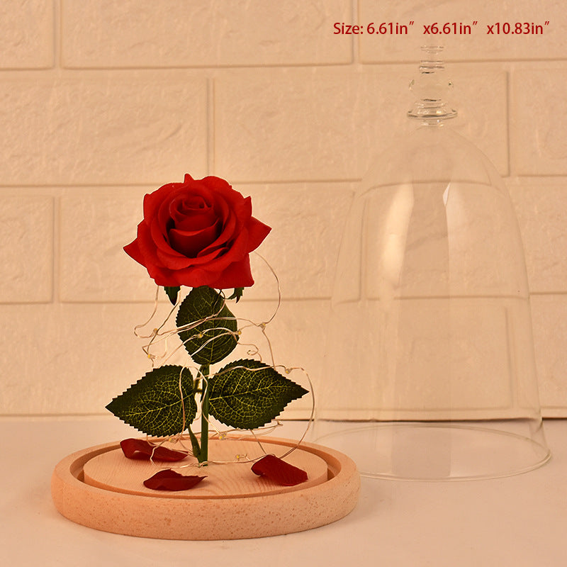 Glass Cover Rose LED Light