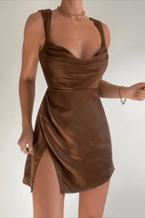 Havanna Mini Dress - Chocolate