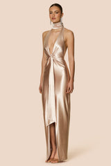 Nookie Mirabella Plunge Gown - Champagne
