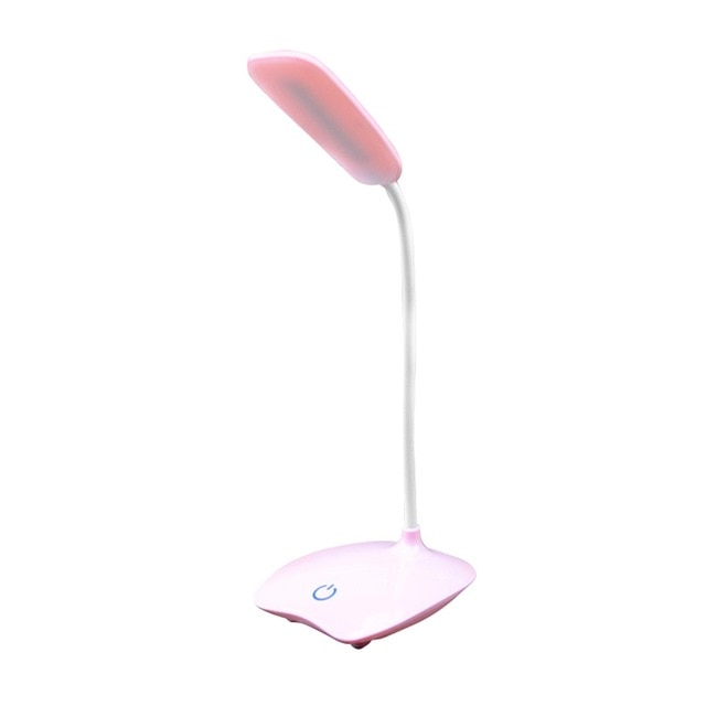 IVYSHION USB Rechargeable LED Desks Table Lamp Adjustable  Reading Light Touch Switch Desk Lamps 3 Modes Desk Lamps