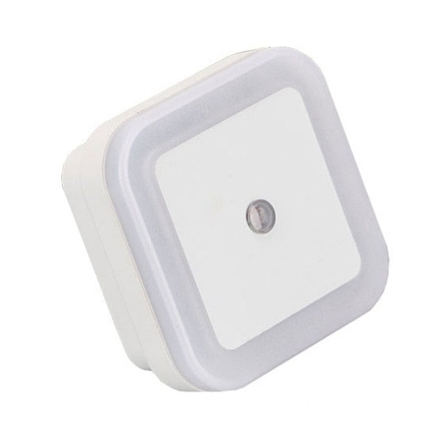 Light Sensor AUTO Control Mini Night Light EU US Plug Novelty Square Baby kids Bedroom lamp moon Romantic Colorful Lights bulbs